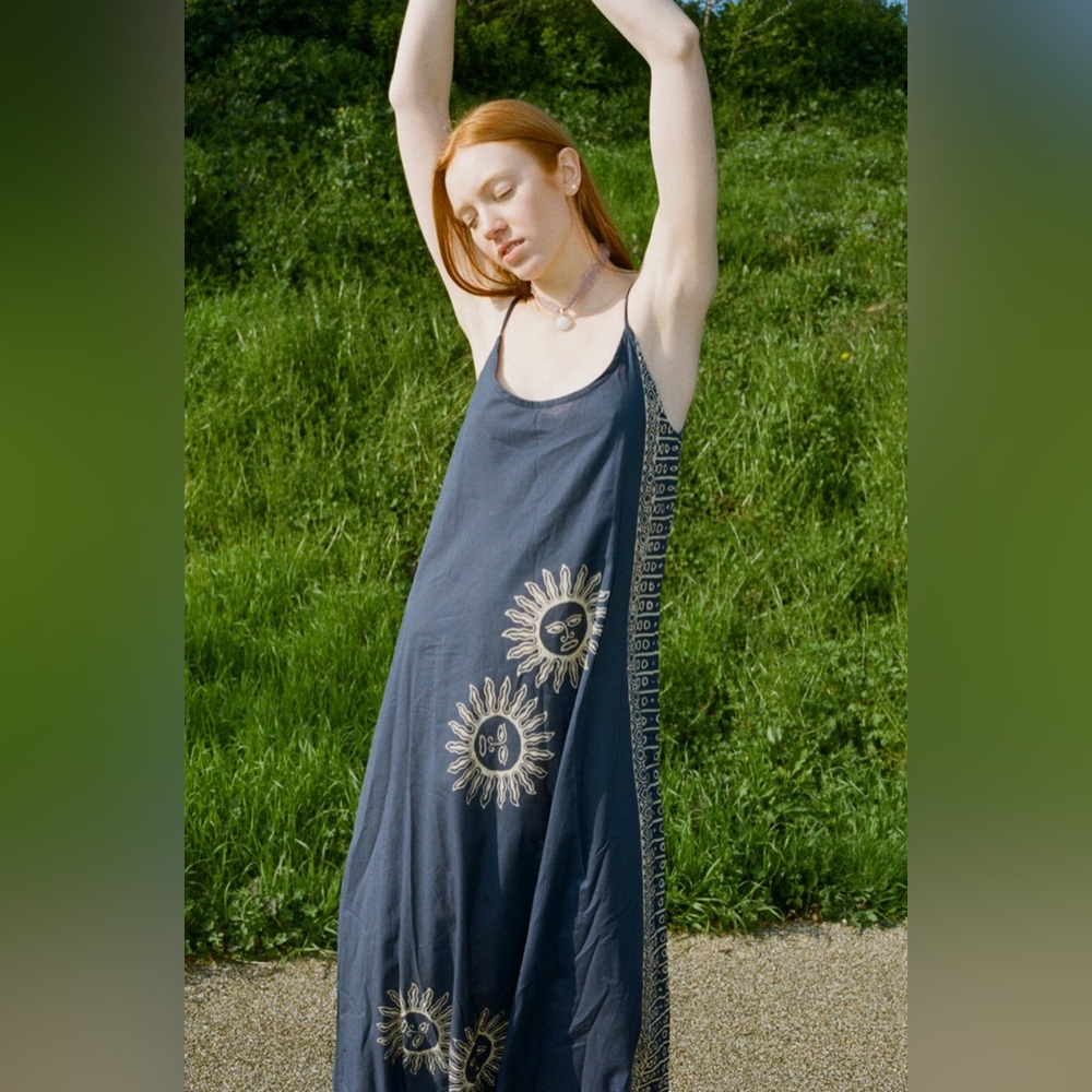 Natalie Martin Heather Maxi Dress - Indigo Sun - Picture 3 of 7